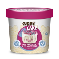 Cuppy Cake - Microwave Cake in A Cup for Dogs - Birthday Cake Flavored with Pupfetti Sprinkles  Puppy Cake, cake mix for dogs with frosting, microwave dog cake, cake in a cup, Give your dog a birthday cake, Free shipping on orders over $25, carob flavor, banana flavor and wheat-free peanut butter. birthday cakes for dogs, birthday cake for dogs, dog birthday, dog birthday cakes, dogs birthday cake,  dog birthday cake recipe, dog recipes, dog treat recipes, pet food, cake for dogs, dog cakes, dog cakes for dogs, dog cake mix, doggie birthday cake, homemade dog treats, homemade dog 